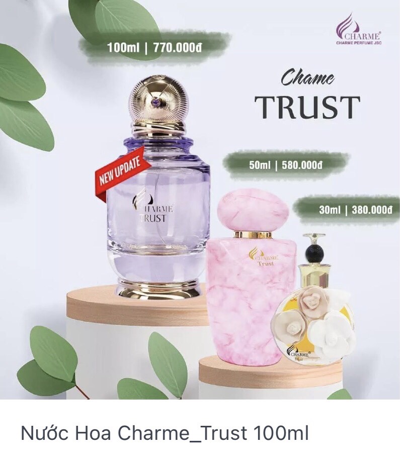Nước Hoa Charme_Trust 100ml