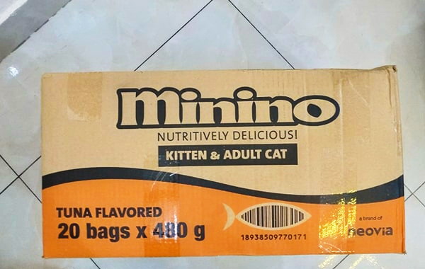 Hạt khô cho mèo Minino 480g