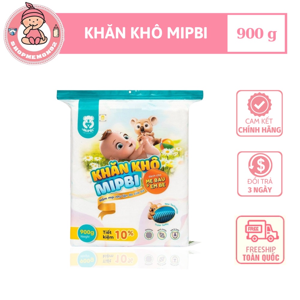 [MIPBI mới] Khăn khô đa năng Mipbi 900G