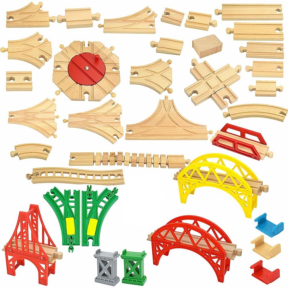 Standing Module Train Track Puzzle Train Model Learning Educational Assemble Model Set For Children ...