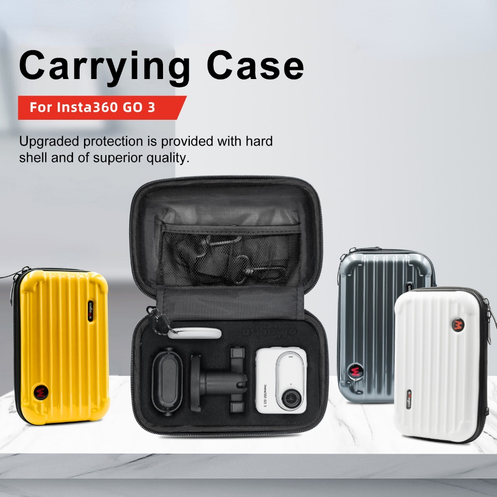 Carrying Case For Insta360 GO 3 Camera Shock-Proof Portable Storage Handbag Shoulder Bag Hard Shell For Insta360 GO3 Accessories