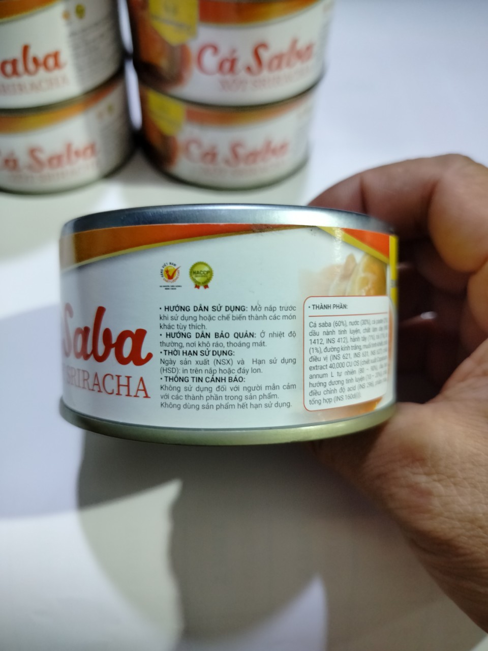 Cá Saba xốt Sriracha 185gr