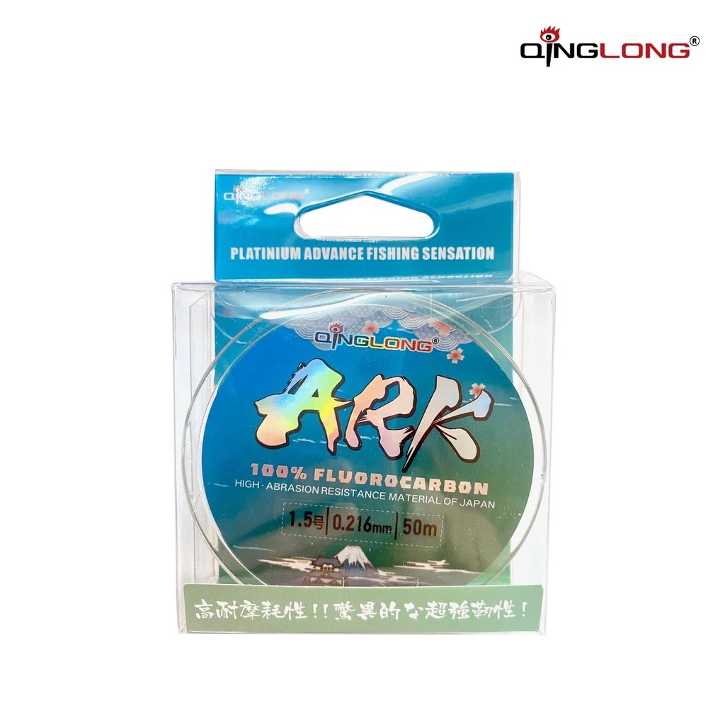 Cước QingLong 100% Fluorocarbon ARK 50m làm thẻo câu đài