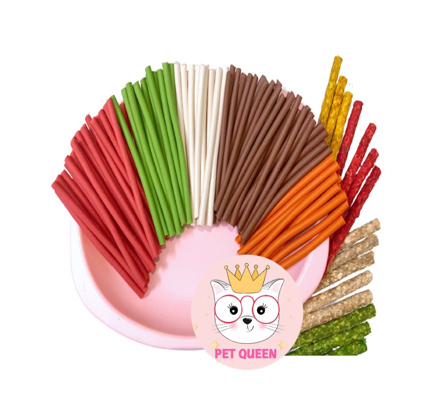 QUE GẶM DẺO CHO CHÓ THÁI LAN-SNACK THƯỞNG CHO CHÓ