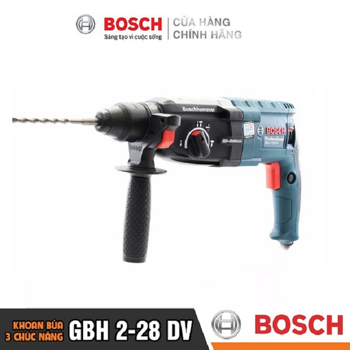 [Chính Hãng] Máy Khoan Búa Bosch GBH 2-28 DV (28MM-820W)