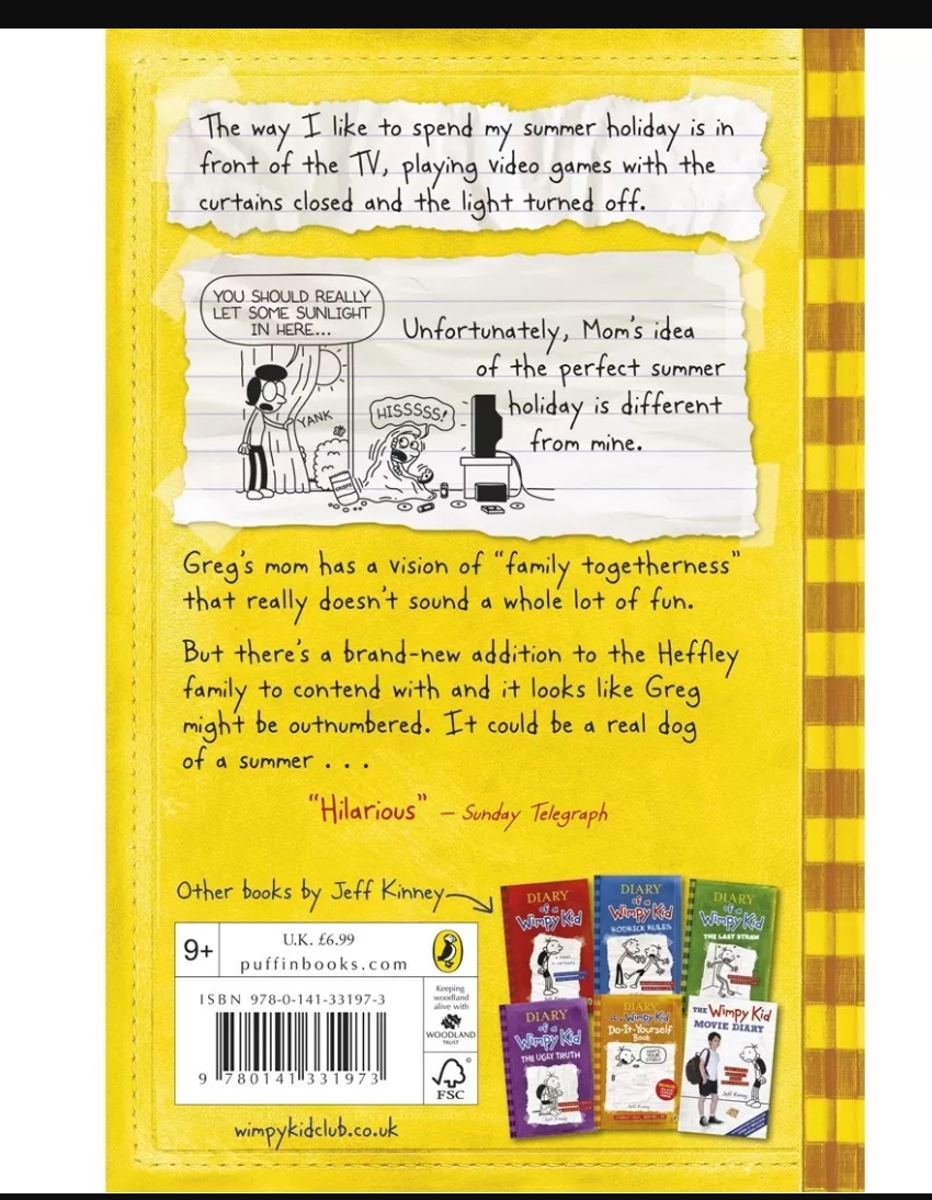 Diary Of A Wimpy Kid: Dog Days - Book 4