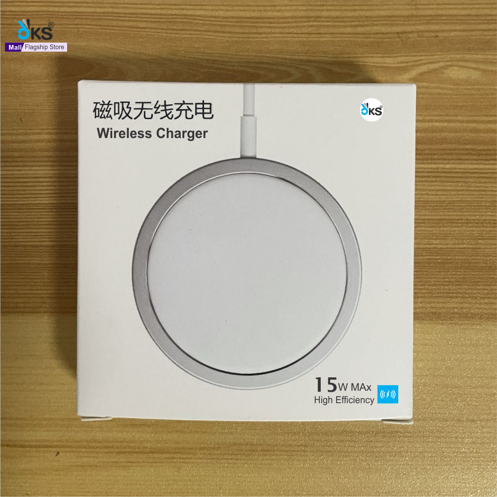 W30 Magnetic Wireless Charger, 15W Max Fast Charging Pad Wireless Magsafe Charger with type C connected cable with magsafe animation Compatible with Iphone 8,X,11,12,13,14,15promax By Now Sellara. 