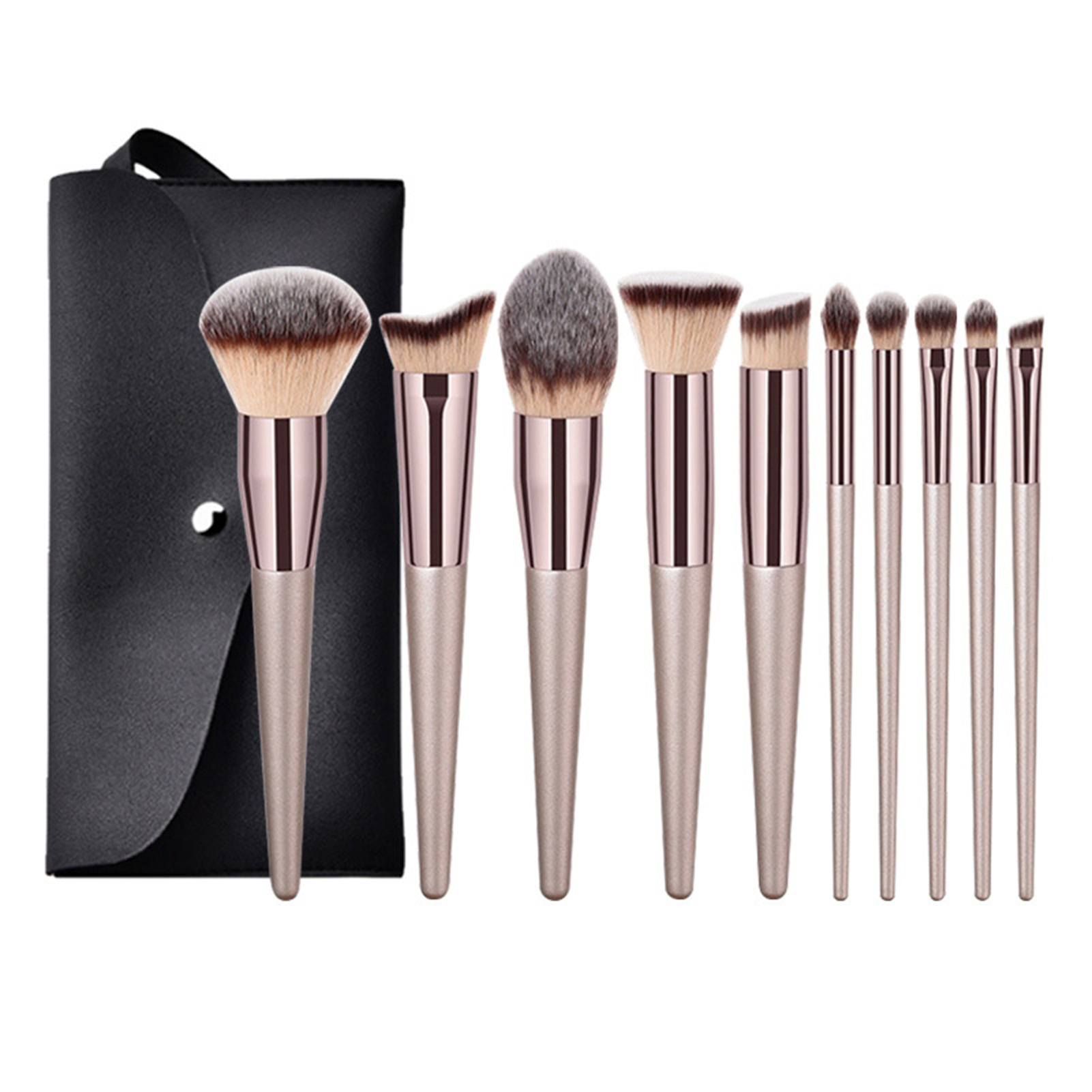 Zhixin Blending Makeup Brush Makeup Brush Set for Beginners Complete Makeup Brush Set for Professional Results 10/14 Pcs Soft Nylon Bristles for Eyeshadow Powder Blush and More Multifunctional Beauty Tool