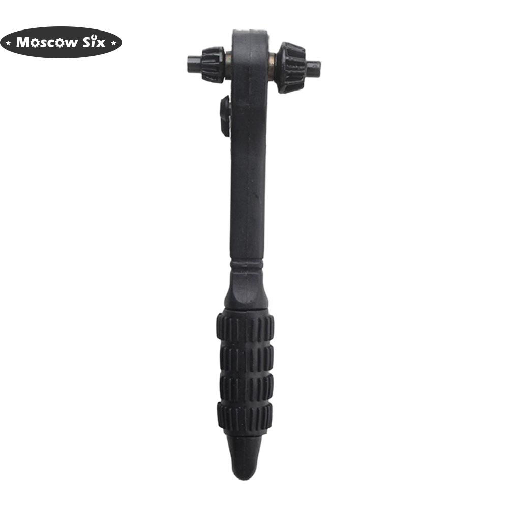 2 In 1 Drill Press Chuck Key Wrench Universal Drill Chuck Ratchet Wrench Dual-use Drill Press Clamping Tool for Tightening Loosening