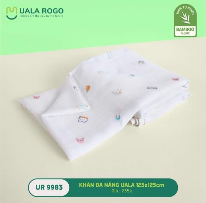 Khăn đa năng sợi tre Ualarogo