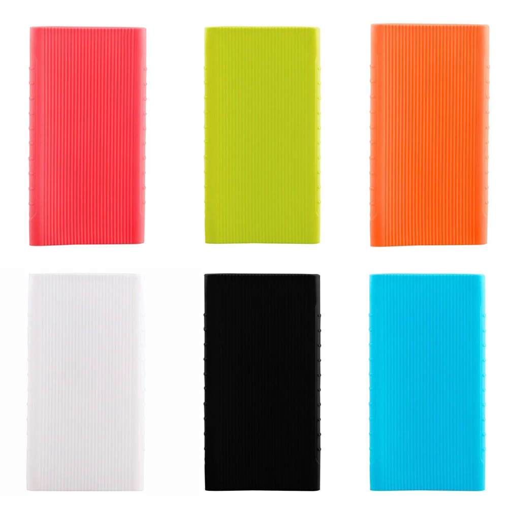 SWEOLQ High quality Soft 10000 mAh Shell Sleeve Dual USB Port Protection Case for Xiaomi Power Bank 2 Power Bank Cover Power Bank Protector