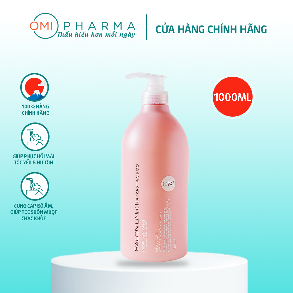 Dầu Gội Siêu Dưỡng & Phục Hồi Tóc Salon Link Repair & Protect Extra 1000ml