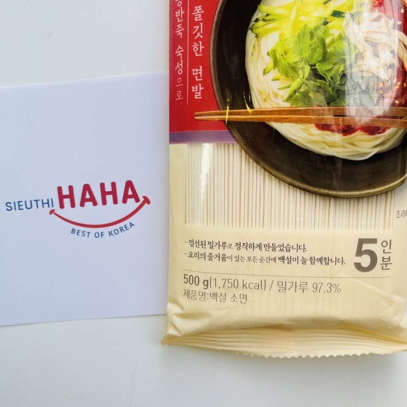 Mì sợi nhỏ hàn quốc 500g CJ BEKSUL 소면