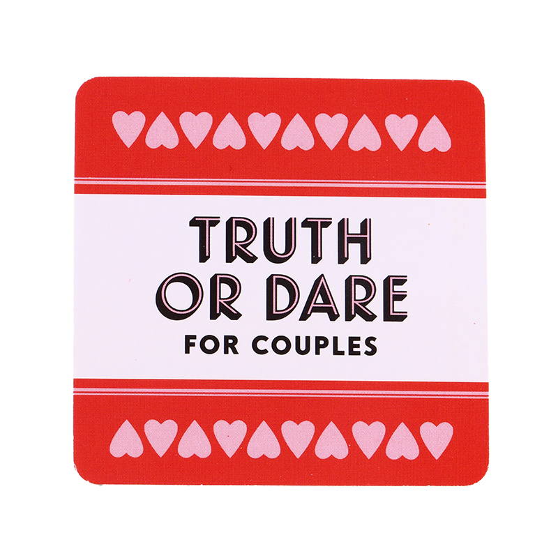 Mini Small Size Truth Or Dare For Couples Cards Games Lovers Board Game Supply English Version. 