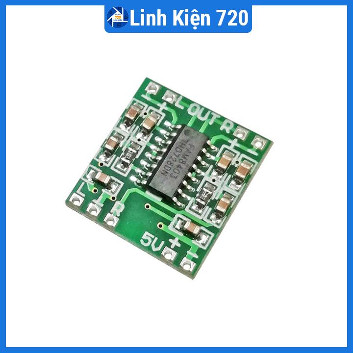 Mạch khuếch đại âm thanh 5V công suất 2x3W