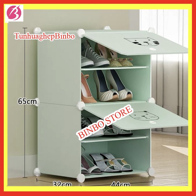 [6 ngăn] Tủ Đựng Giày, Hộp Đựng Giày, Kệ Giày Dép Thông Minh, Tiện Lợi-Tủ để giày dép nhựa cao cấp