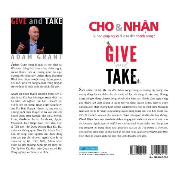 Cho và nhận (Give and Take) - Dám nghĩ lại (Think again) - ( FN )