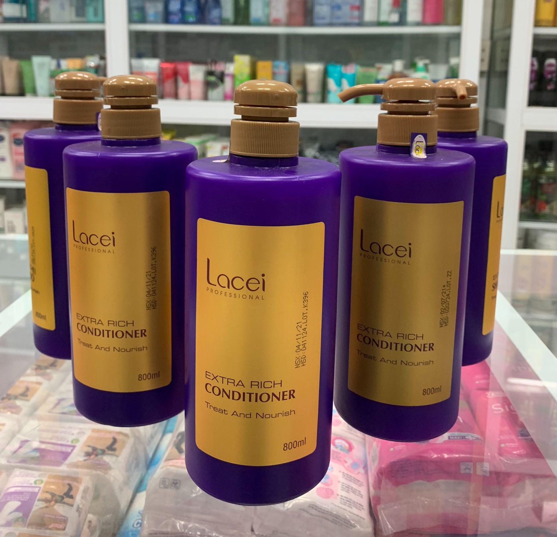 [HCM]Cặp gội xả Lacei Extra Rich 800ml