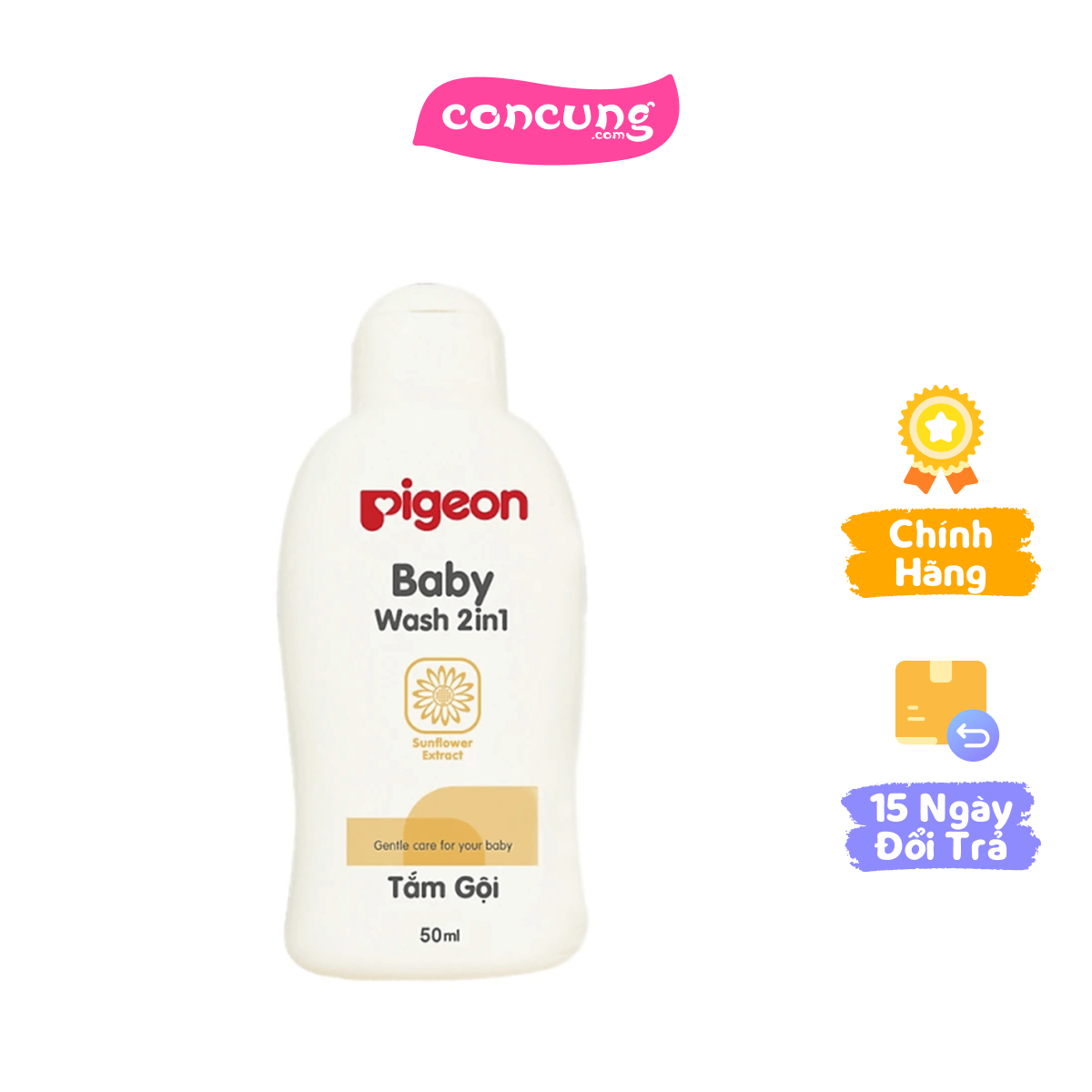Chai sữa tắm Pigeon 50ml