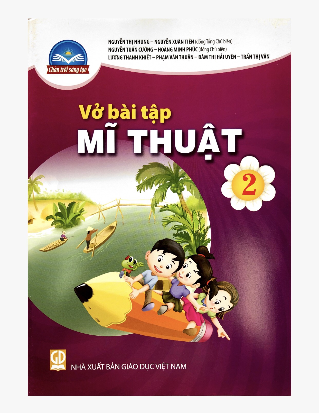 Sách - Vở bài tập Mĩ thuật 2 Chân trời sáng tạo-mới 2022-bán kèm 1 túi giấy thủ công