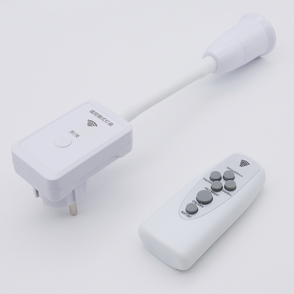 【Folio & Light】Us/eu Plug Flexible E27 Lamp Holder With On/off Switch ...