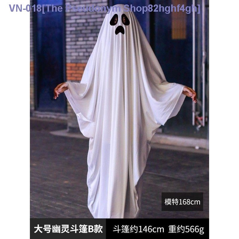 ☄☢▲ 2023 Halloween Costumes Adult Female Ghost Costumes Horror Adult Male Funny Cos Dress Up Ghost Clothes Props