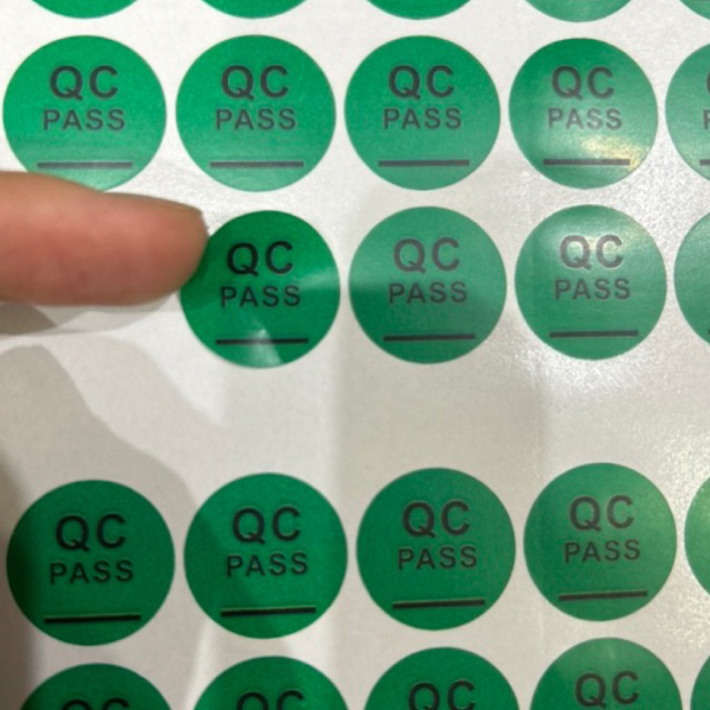 tem nhãn dán decal giấy tem pass kt 2cm 70 tem/tờ