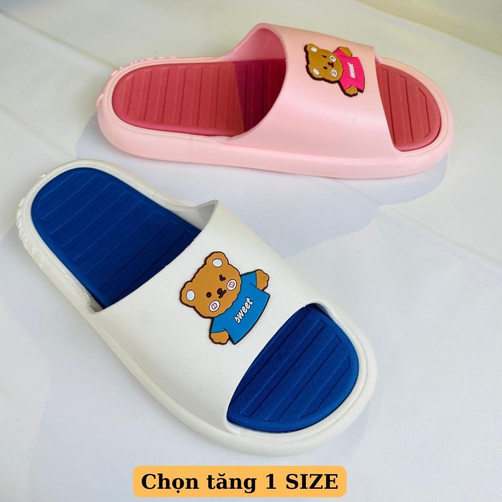 Dép quai ngang Ulzzang Gấu PoPuLar