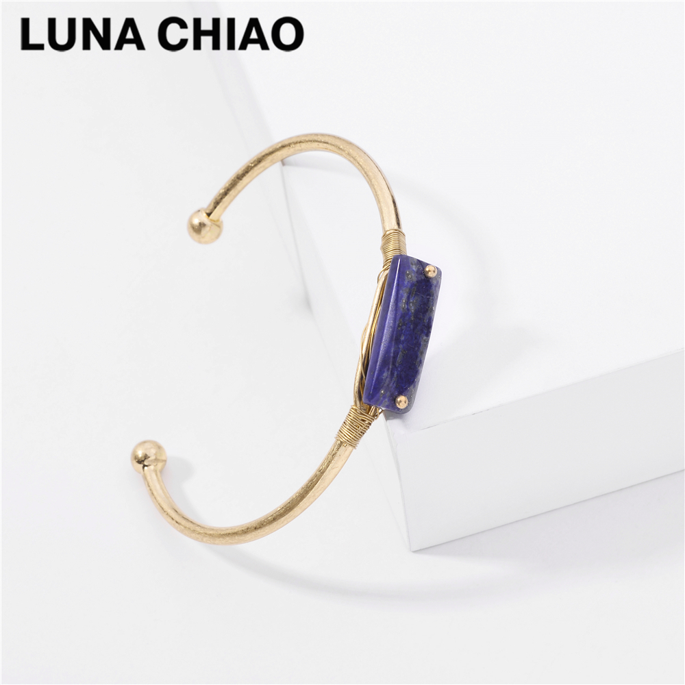 %E3%80%903d41dddf%E3%80%91LUNA%20CHIAO%20Worn%20Gold%20Natural%20Stone%20Metal%20Bangle%20Bracelet%20for%20-%20Image%203