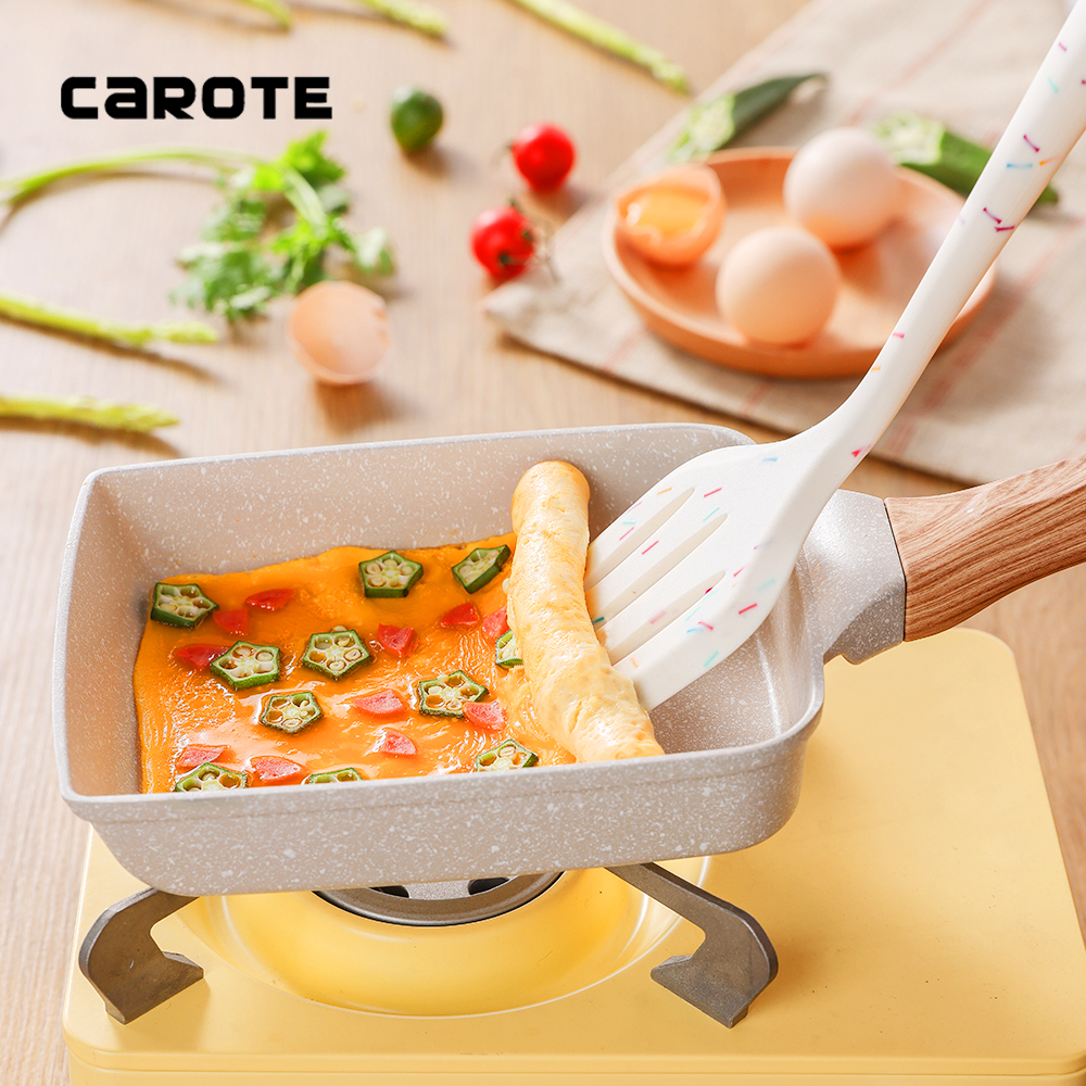 Carote Non Stick Pan, Induction Pan for Cooking, Granite Fry Pan Non Stick  Cooking Pan, Omlette