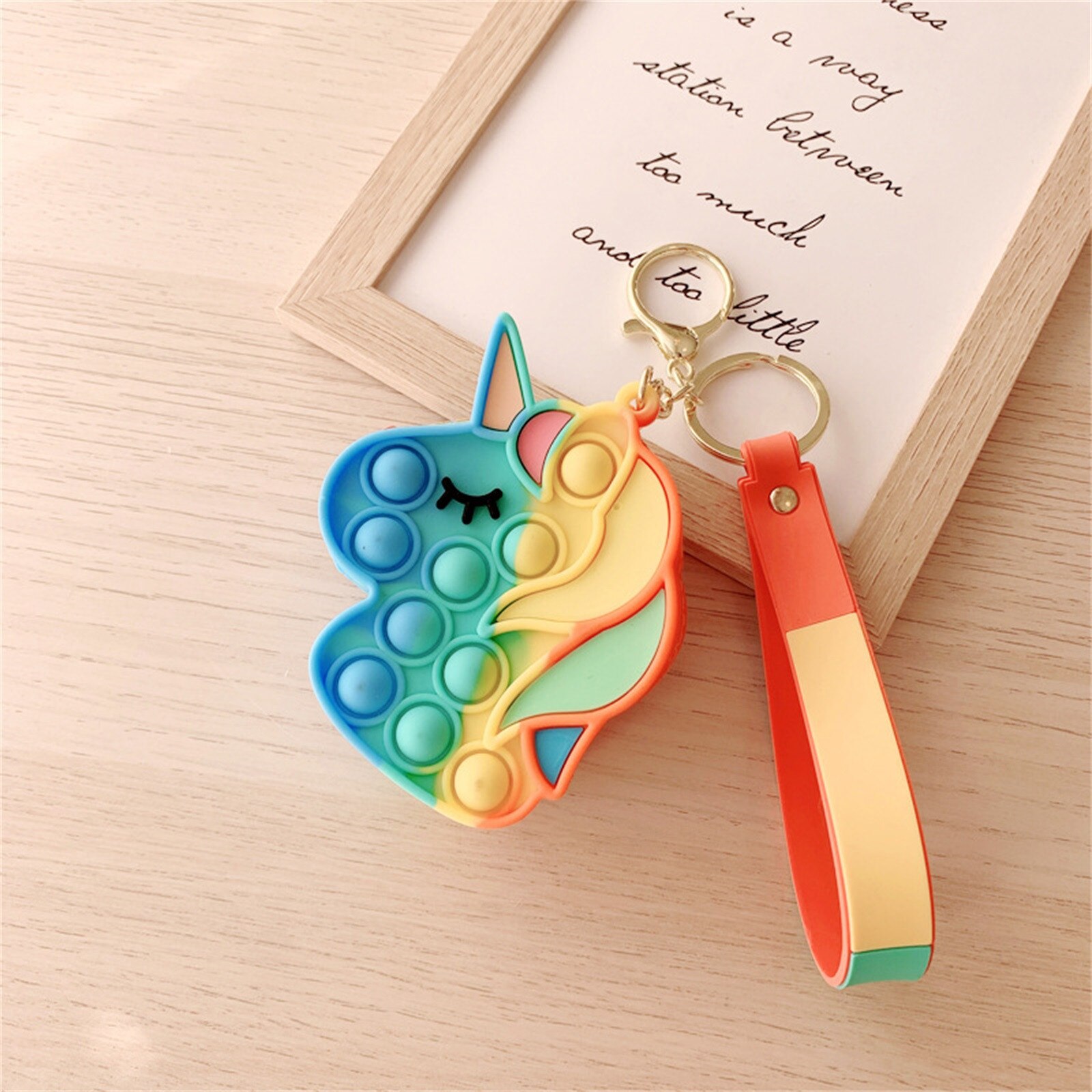 Pop It Keychain fidget toys Unicorndesign Lazada PH