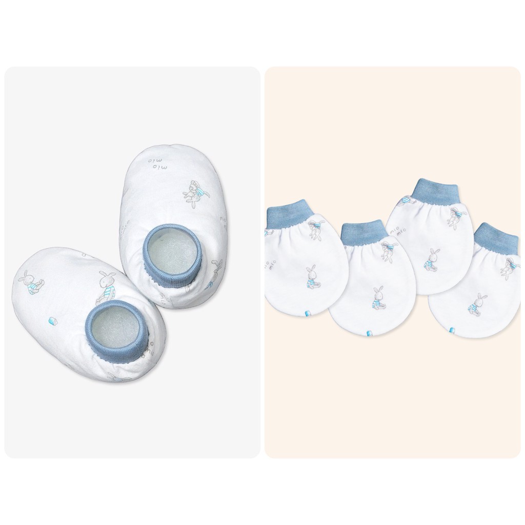 [MIO MỎNG] Bao tay bao chân bo MIOMIO ( bao tay : 2 đôi, bao chân : 1)