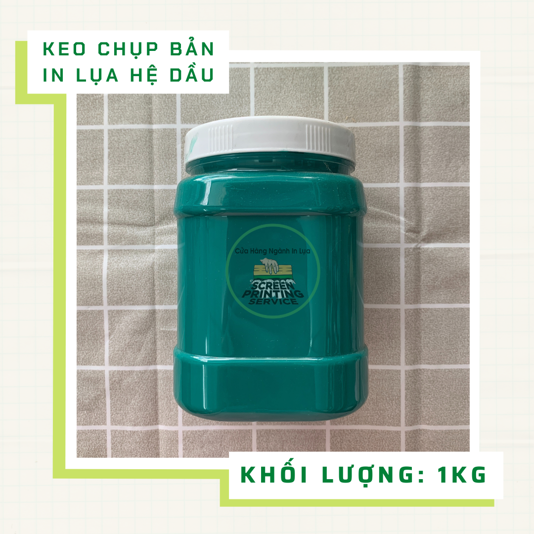 Keo xanh chụp bản hệ dầu