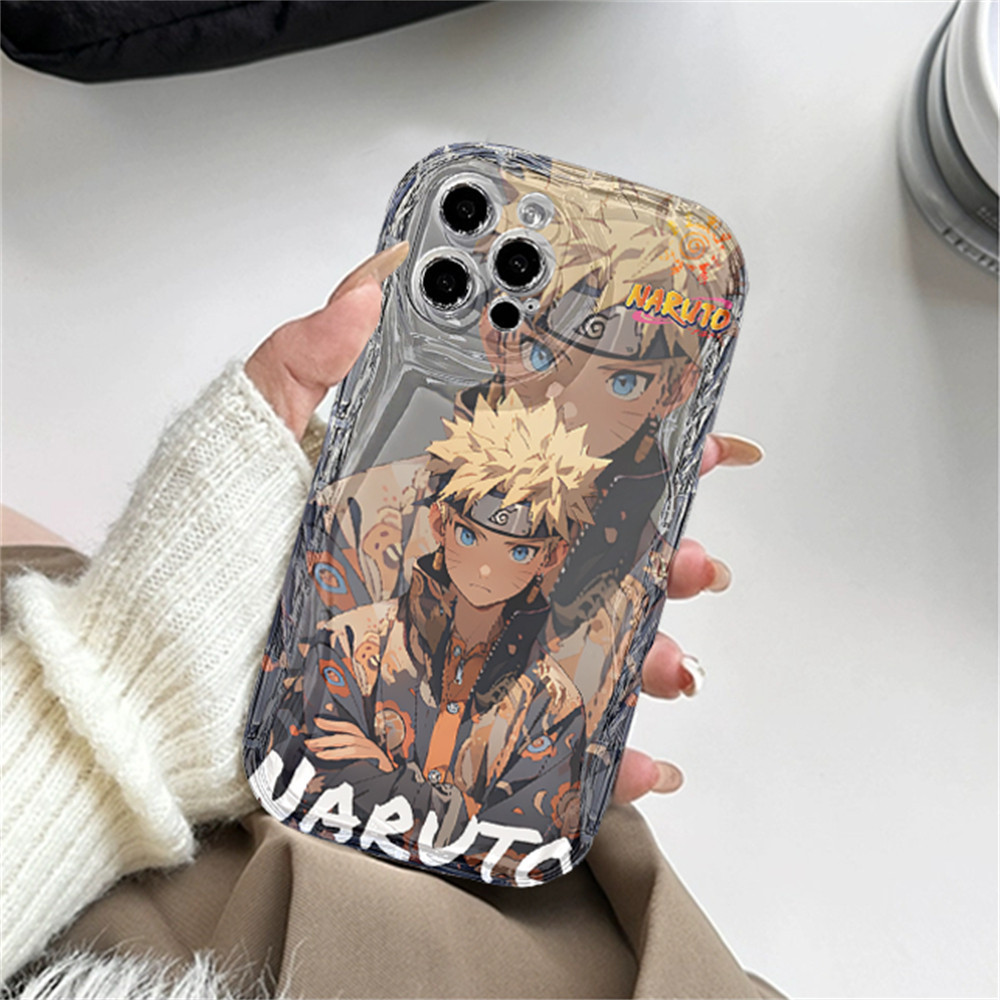 Cartoon Naruto and Kokutide boy Case for Redmi 12 12C 13C Note 12 Pro ...