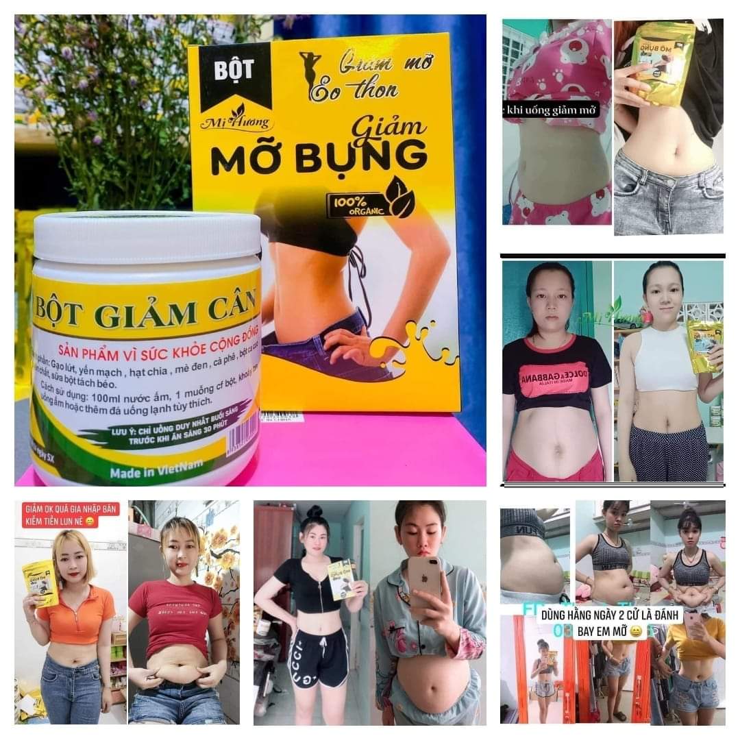 Combo Bột Giảm Cân Mị Hương