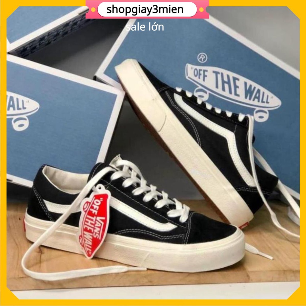 GIÀY  OLD SKOOL MÀU ĐEN Giày neaker nam nữ (size 35-43)
