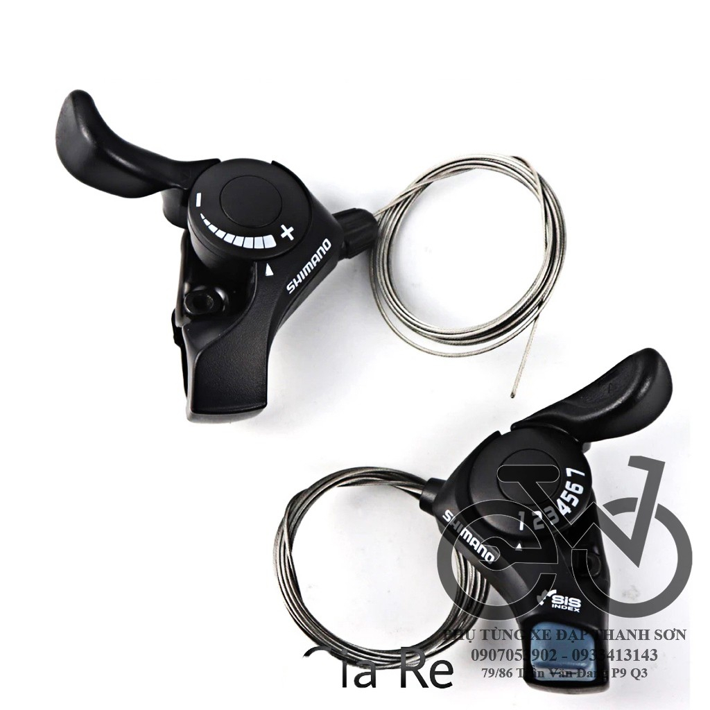 Tay đề, cần gạt số shimano, tay đề gạt shimano 3x7