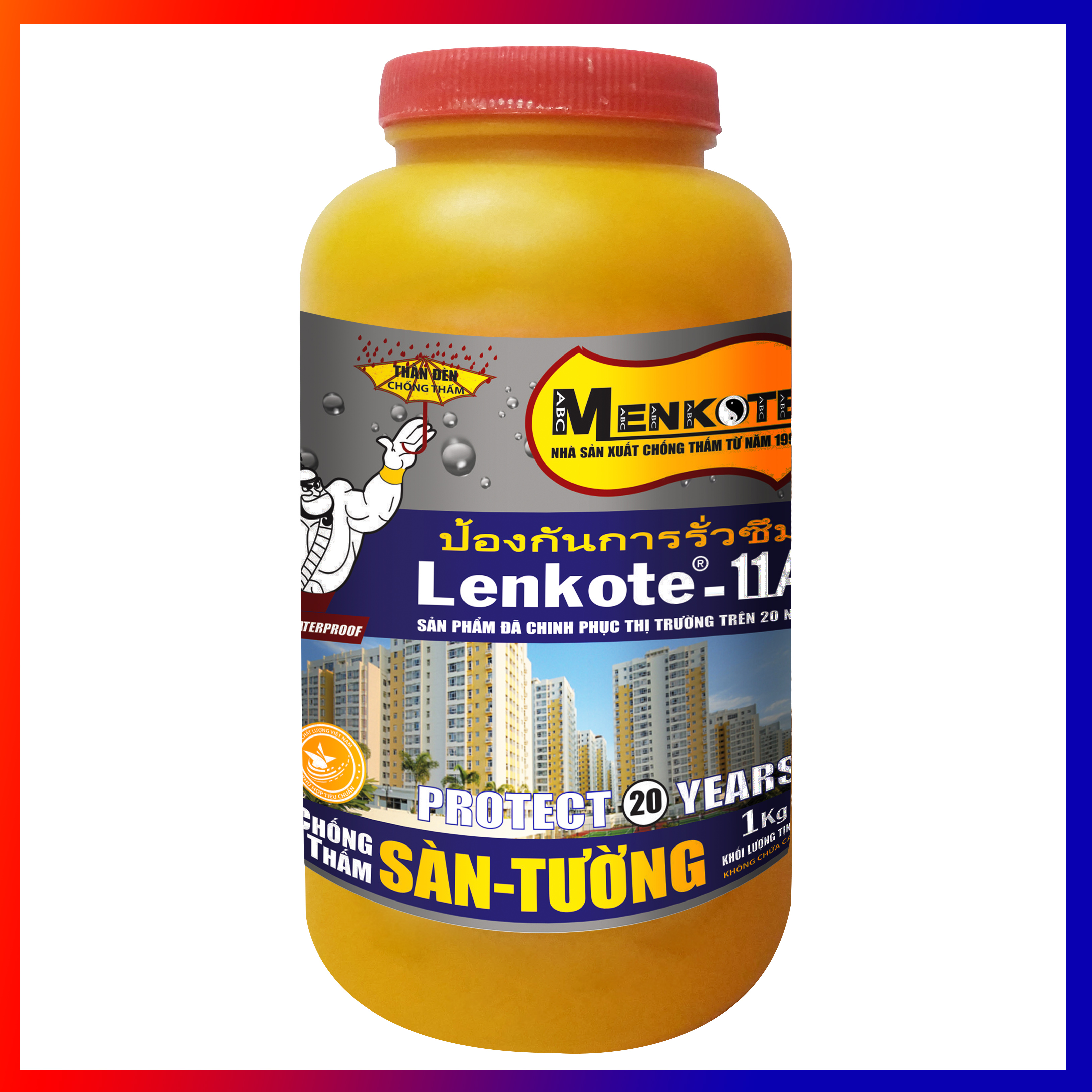 [HCM]CHỐNG THẤM CT11A- LENKOTE - 1KG