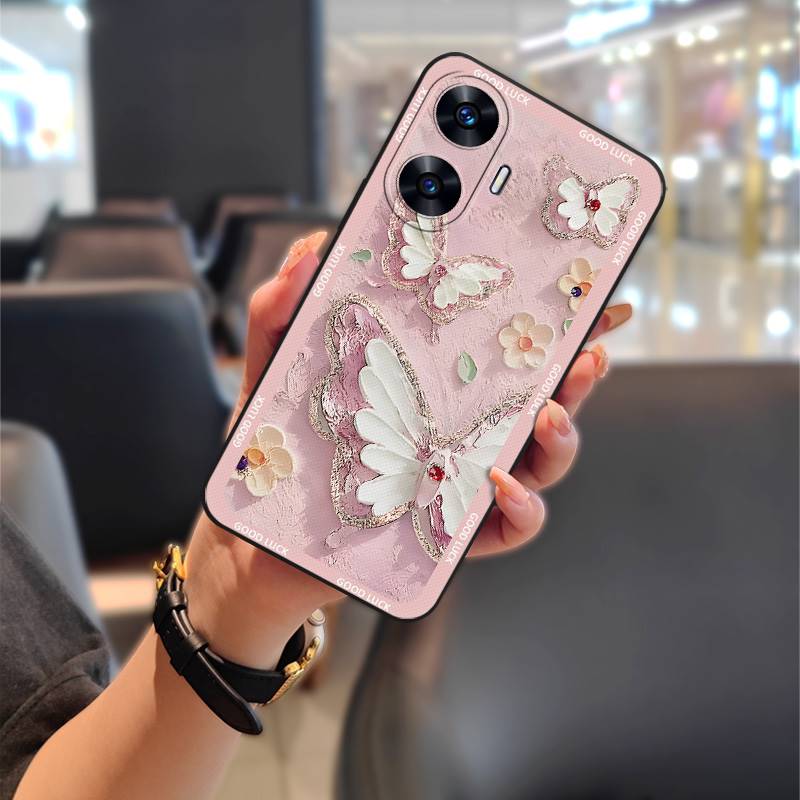 Anti-dust%20Soft%20case%20Phone%20Case%20For%20OPPO%20Realme%20C55/Narzo%20N55%20TPU%20flower%20Oil%20Painting%20Waterproof%20Cute%20Dirt-resistant%20-%20Image%2010