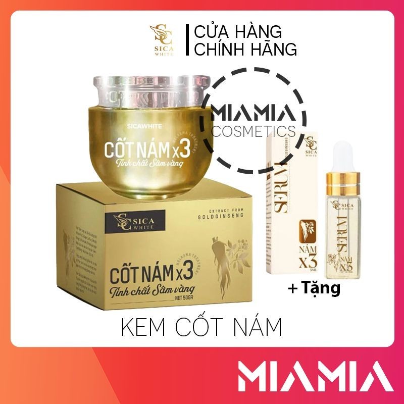 Kem face cốt nám sica white tinh chất sâm vàng ngăn ngừa nám tàn nhang
