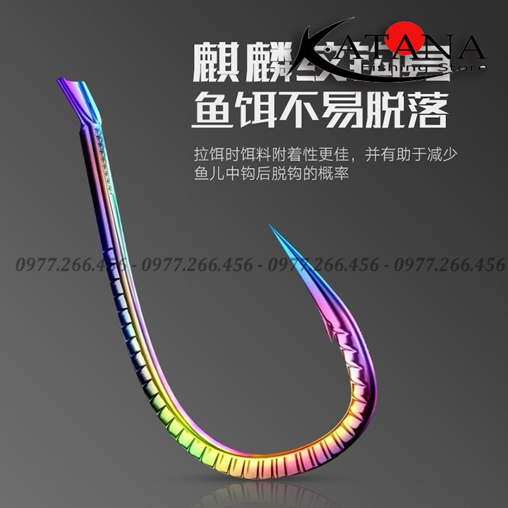 Lưỡi Câu Vảy Rồng Titan 7 Màu