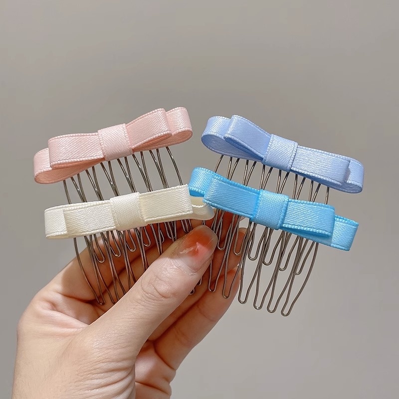 Lược Cài Tóc Đính Nơ Dễ Thương Cho Bé Gái