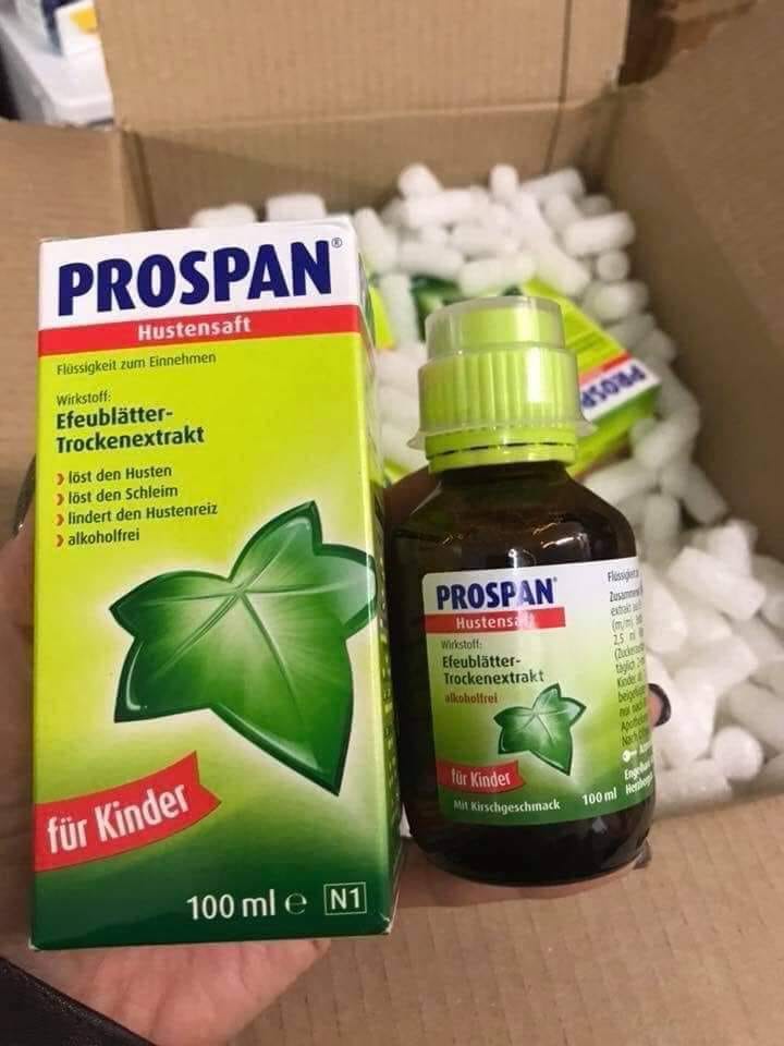 Siro ho Prospan của Đức freeship 100ml hạn 03-2023