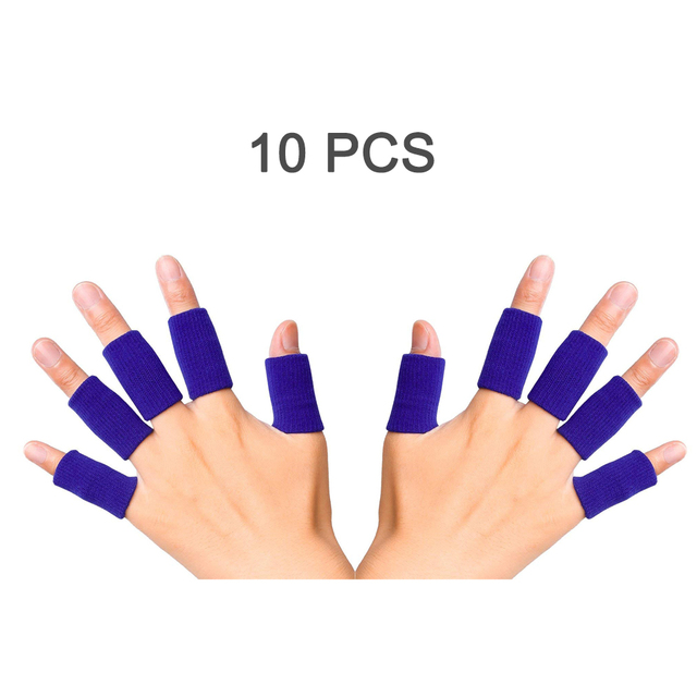 NEW%20%E3%80%90Special%20offer%E3%80%9110Pcs/Set%20Finger%20Protection%20Arthritis%20Support%20Guard%20Outdoor%20Sports%20Basketball%20Volleyball%20Elastic%20Finger%20Sleeves%20-%20Image%208
