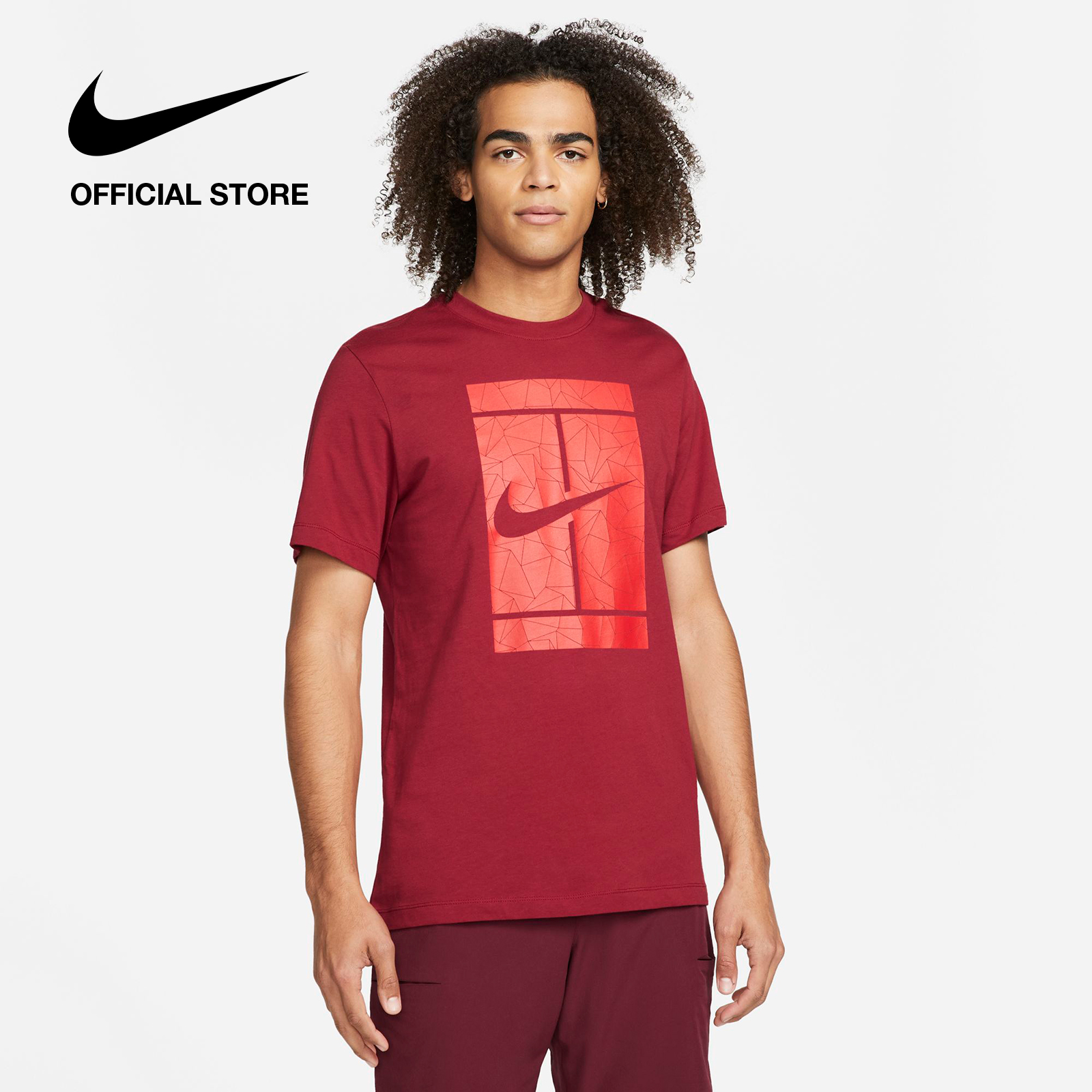 Seasonal Court Tennis T-Shirt - Red 