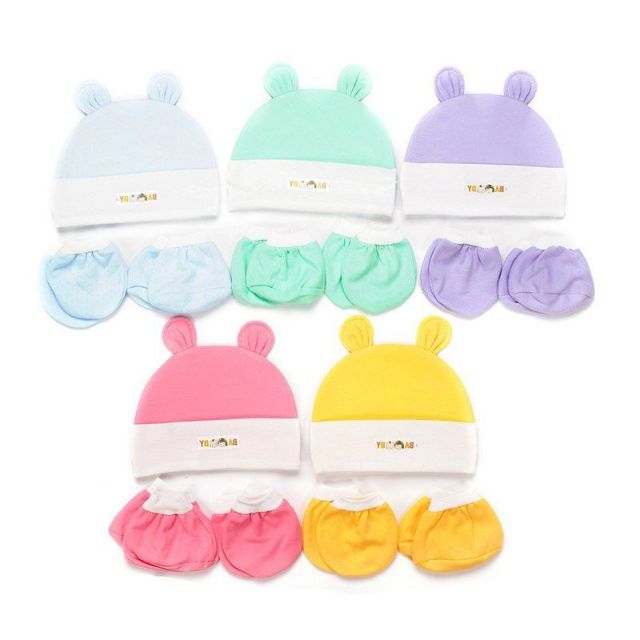 Bộ Nón Bao Tay Bao Chân Cho Bé
