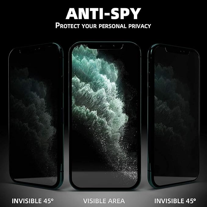 Vivo Y03t Privacy Tempered Glass Screen Protector – Premium Privacy & 9D Protection for Maximum Clarity. 