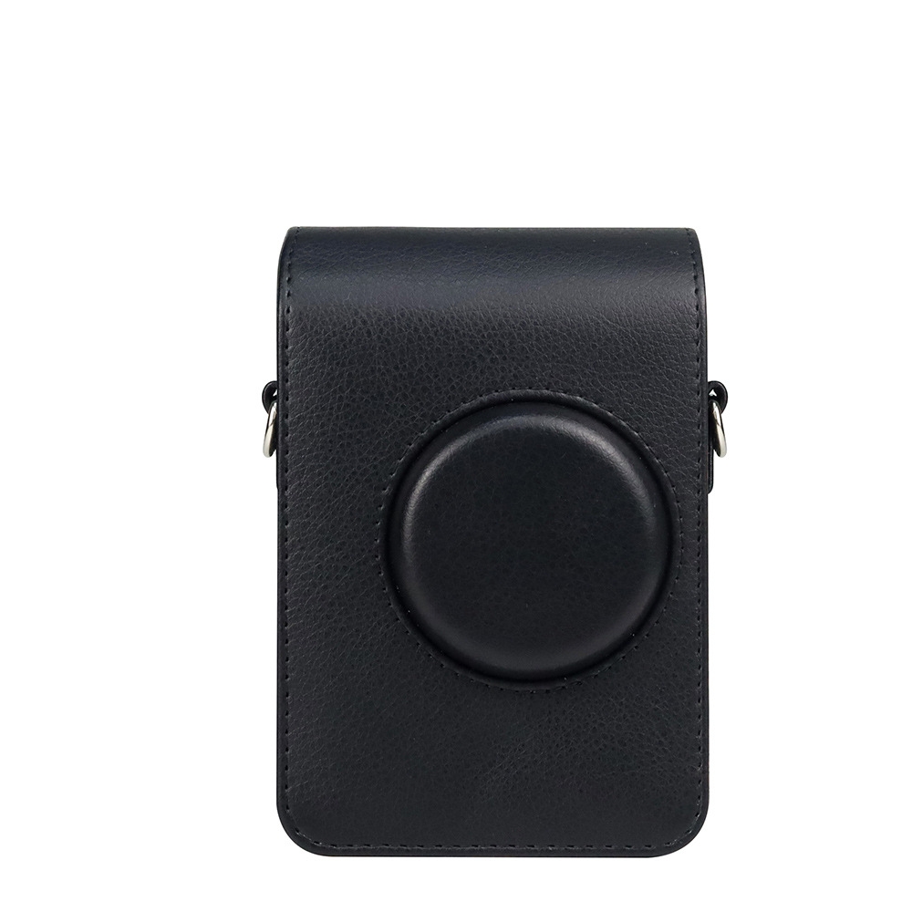 Retro Soft Mini Camera Case Bag PU Leather Cover with Shoulder Strap For Instax mini EVO Camera Case