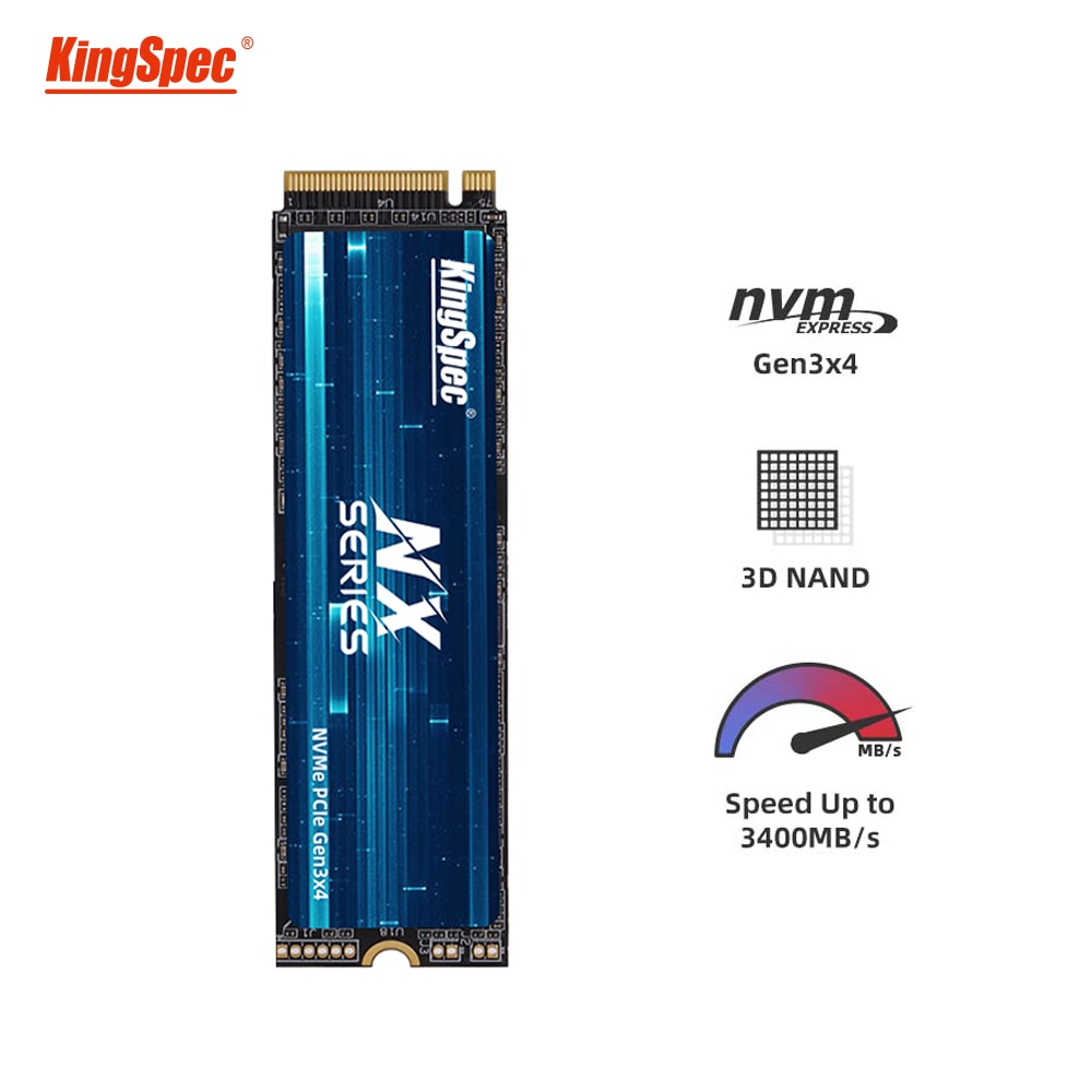 Kingspec m2 ssd 1tb 512gb 256gb 128gb m.2 2280 pcie nvme ssd 120gb 240gb internal solid state drive hard disk for laptop desktop