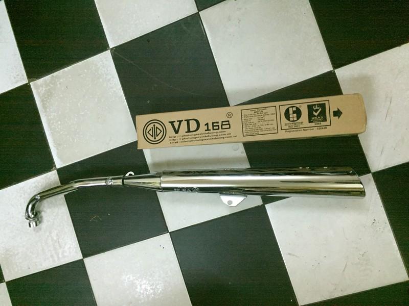 Pô VD168  nổ êm gắn xe wave xe dream